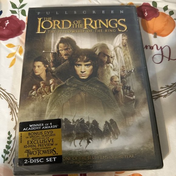 The Lord of the Rings: The Fellowship of the Ring (DVD, 2002, Full Screen) NEW - Picture 2 of 11